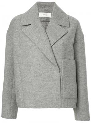 Wide lapel jacket Cyclas. Цвет: серый