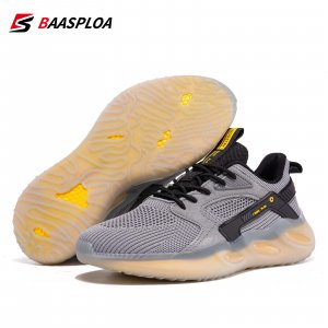 Мужские кроссовки Baasploa, удобные дышащие легкие кроссовки, противоскользящая амортизирующая сетчатая прогулочная обувь BAASPLOA