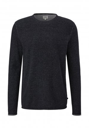 Вязаный свитер MIT ROLLSAUM , цвет schwarz QS