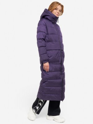 Пальто утепленное женское , Фиолетовый Kappa. Цвет: фиолетовый