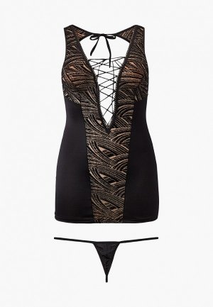 Комбинация и трусы Casmir. Цвет: черный
