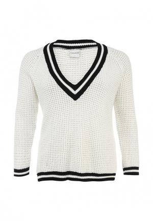 Пуловер Junarose. Цвет: белый