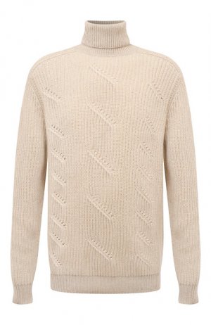Кашемировый свитер Loro Piana. Цвет: бежевый