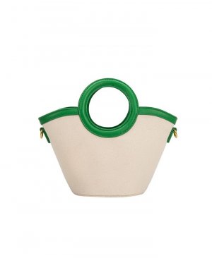 Набор небольших сумок через плечо Reese из искусственной кожи, 2 предмета , зеленый Melie Bianco