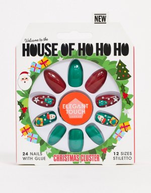 Новогодние наклейки для ногтей House of Holland x -Мульти Elegant Touch