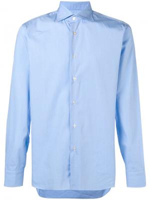 Классическая рубашка Russo Capri by Borriello. Цвет: синий