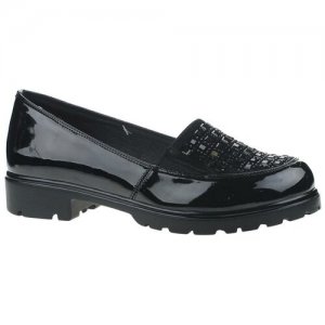 Туфли женские, цвет черный, размер 39, бренд , артикул 2584-JN62199B Avenir. Цвет: черный