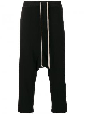 Спортивные брюки с эластичным поясом Rick Owens DRKSHDW. Цвет: черный
