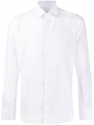 Вечерняя рубашка LeQarant. Цвет: белый