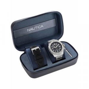 Наручные часы NAUTICA, черный Nautica. Цвет: черный