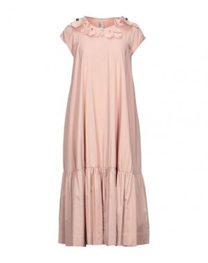 Платье миди ANTONIO MARRAS. Цвет: светло-розовый