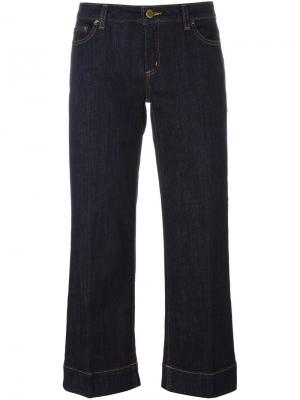 Прямые укороченные джинсы Michael Kors. Цвет: синий