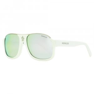 Мужские солнцезащитные очки Pleiades ML0208 21D белые 58 мм Moncler