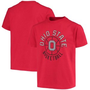 Баскетбольная футболка «Юный чемпион» Scarlet Ohio State Buckeyes Champion