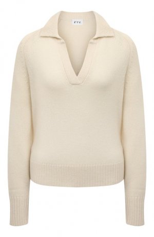 Кашемировый пуловер FTC. Цвет: кремовый