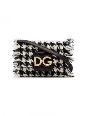Мини-сумка на плечо DG Millennials Dolce & Gabbana. Цвет: черный
