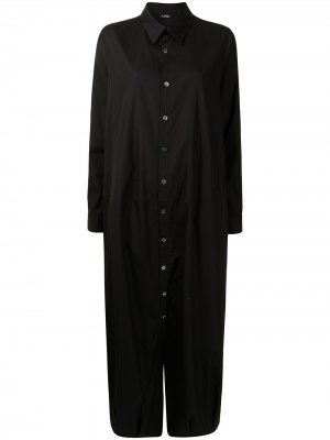 Комбинезон с широкими брюками Yohji Yamamoto. Цвет: черный