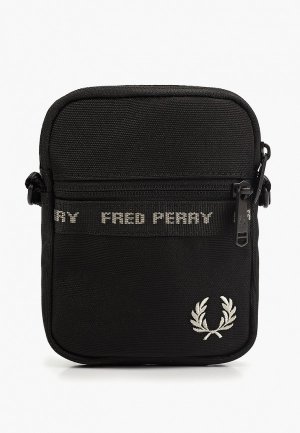 Сумка Fred Perry FP TAPED SIDE BAG. Цвет: черный