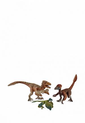 Набор игровой Schleich Пернатые хищники-динозавры. Цвет: разноцветный