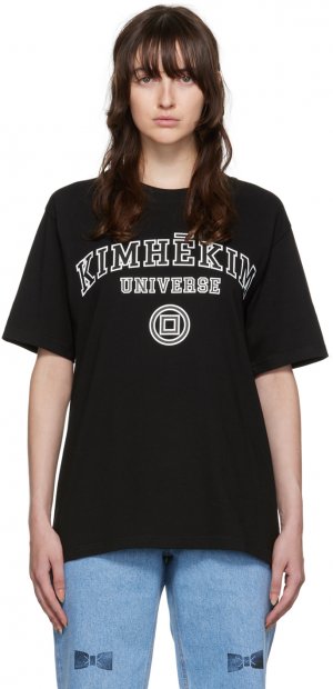 Черная футболка \Вселенная\ KIMHĒKIM