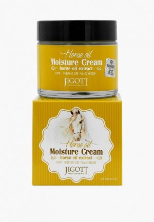 Крем для лица Jigott с лошадиным маслом Horse Oil Moisture Cream, 70 мл. Цвет: белый