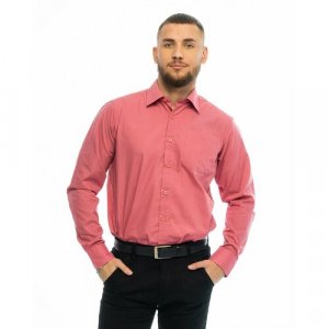 Рубашка , размер 46RU/S/170-178/39 ворот, розовый Maestro. Цвет: розовый
