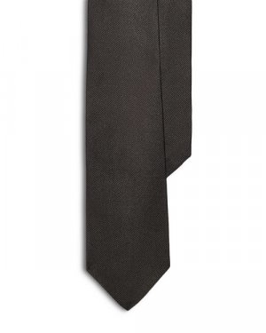 Шелковый репсовый галстук , цвет Black Polo Ralph Lauren