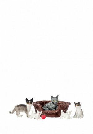 Набор игровой Lundby домашних животных Кошачья семья. Цвет: разноцветный