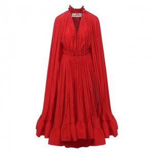 Платье Lanvin. Цвет: красный