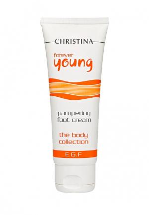 Крем для ног Christina Forever Young - Омолаживающая линия 75 мл. Цвет: белый