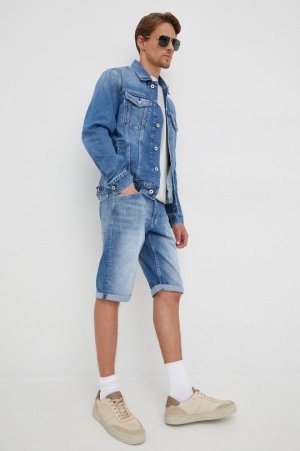 Джинсовые шорты CASH SHORT , синий Pepe Jeans