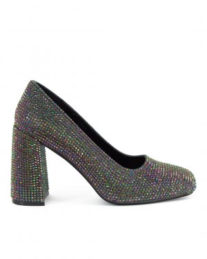 Туфли JEFFREY CAMPBELL. Цвет: черный+синий