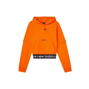 Solid Color Hoodie Women Sweatshirt Orange AWT03362-OR New Balance