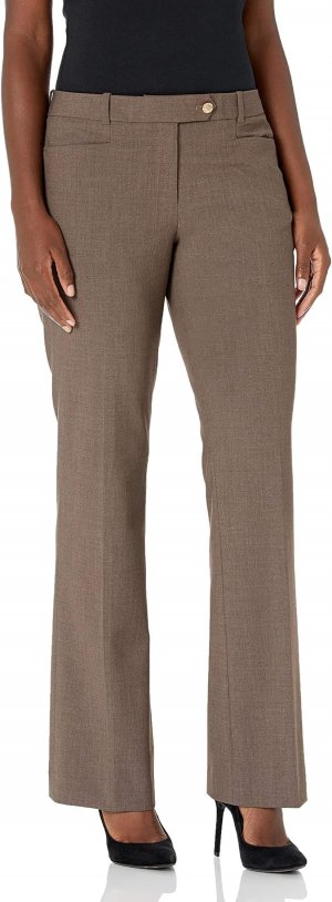 Женские брюки Modern Fit Lux с поясом , цвет Heather Taupe Calvin Klein