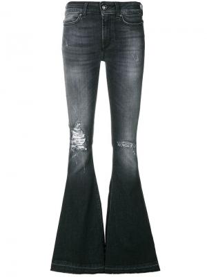 Рваные расклешенные джинсы Dondup