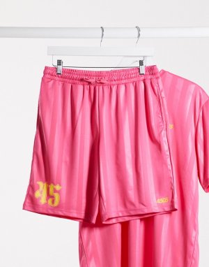 Футбольные шорты -Розовый ASOS 4505