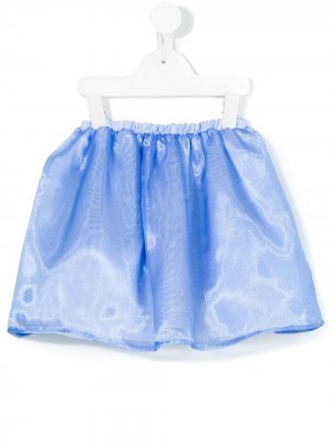 Расклешенная юбка Douuod Kids. Цвет: синий