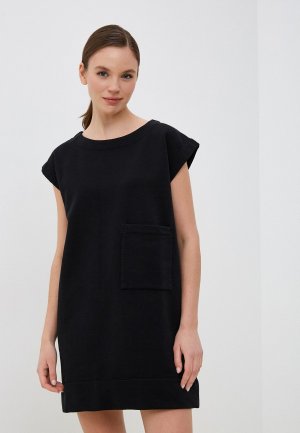 Платье Deha COMFY FLEECE DRESS. Цвет: черный