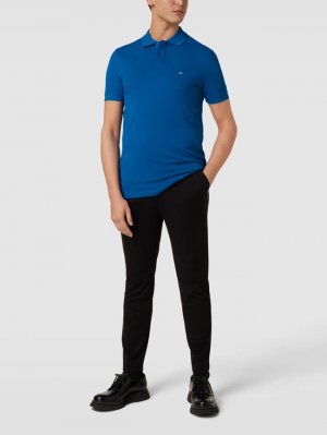 Рубашка-поло с вышивкой этикеток , синий Christian Berg