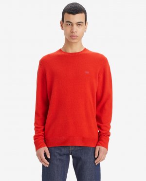 Мужской шерстяной свитер Levi's, красный Levi's. Цвет: красный