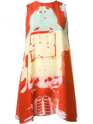 Платье с графическим принтом Stephen Sprouse Vintage. Цвет: многоцветный