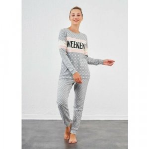 Пижама , размер 44/46, серый Relax Mode. Цвет: серый