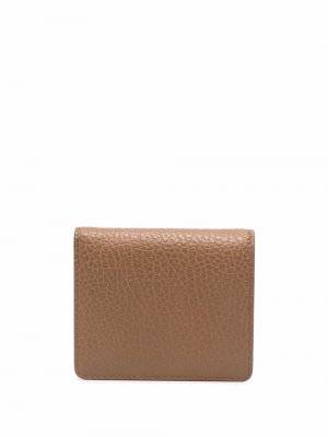 Бумажник с логотипом Maison Margiela. Цвет: коричневый