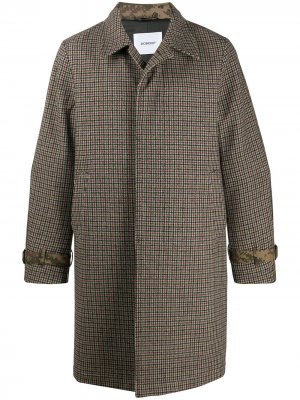 Однобортное пальто Dondup. Цвет: зеленый