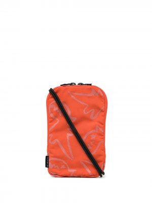 Graphic-print shoulder bag SPORT b. by agnès. Цвет: оранжевый