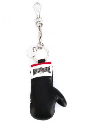 Брелок с боксерской перчаткой Alexander McQueen. Цвет: чёрный