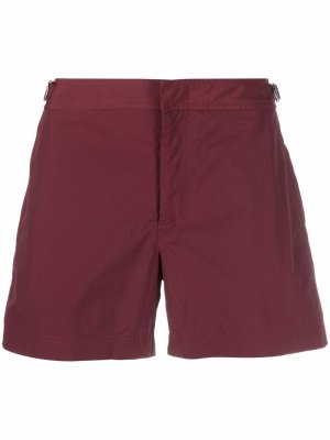 Side stripe-detail swim shorts Orlebar Brown. Цвет: красный