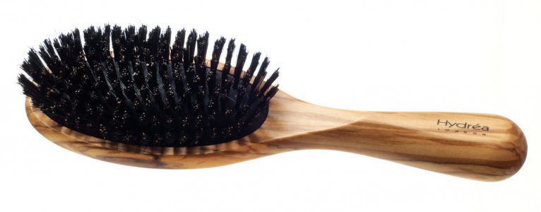 Расческа из древесины оливкового дерева Olive Wood Hair Brush Hydrea London