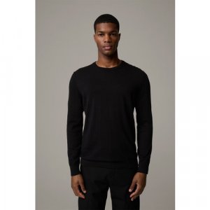 Пуловер , размер M, черный Strellson. Цвет: черный