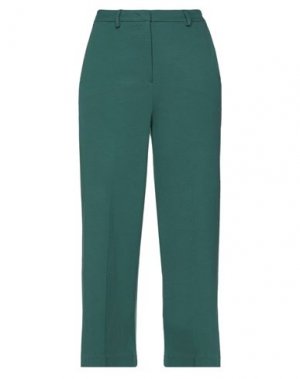 Укороченные брюки HANITA. Цвет: темно-зеленый